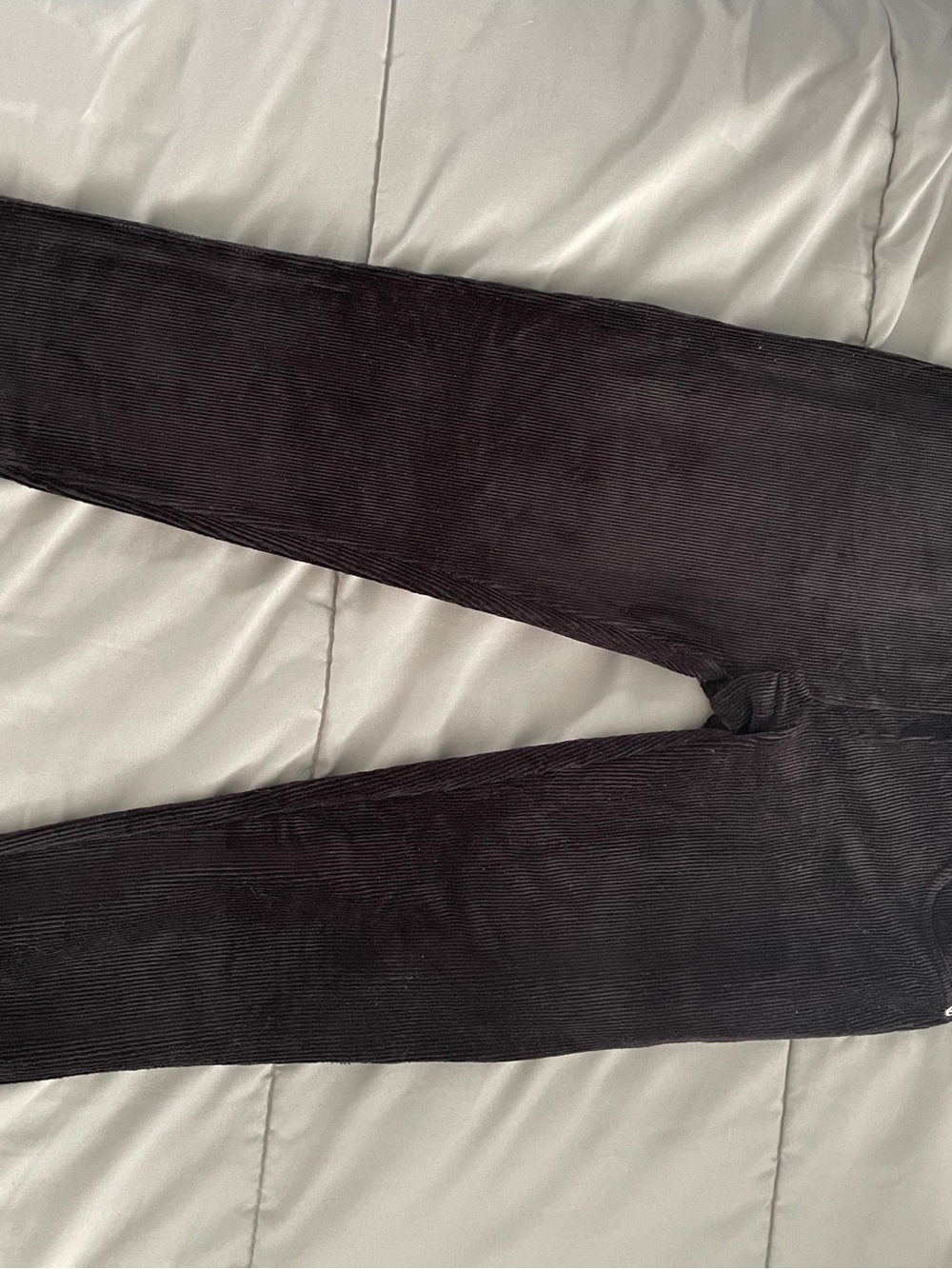SPANX Black Leggings with Red Brand Tag Size M